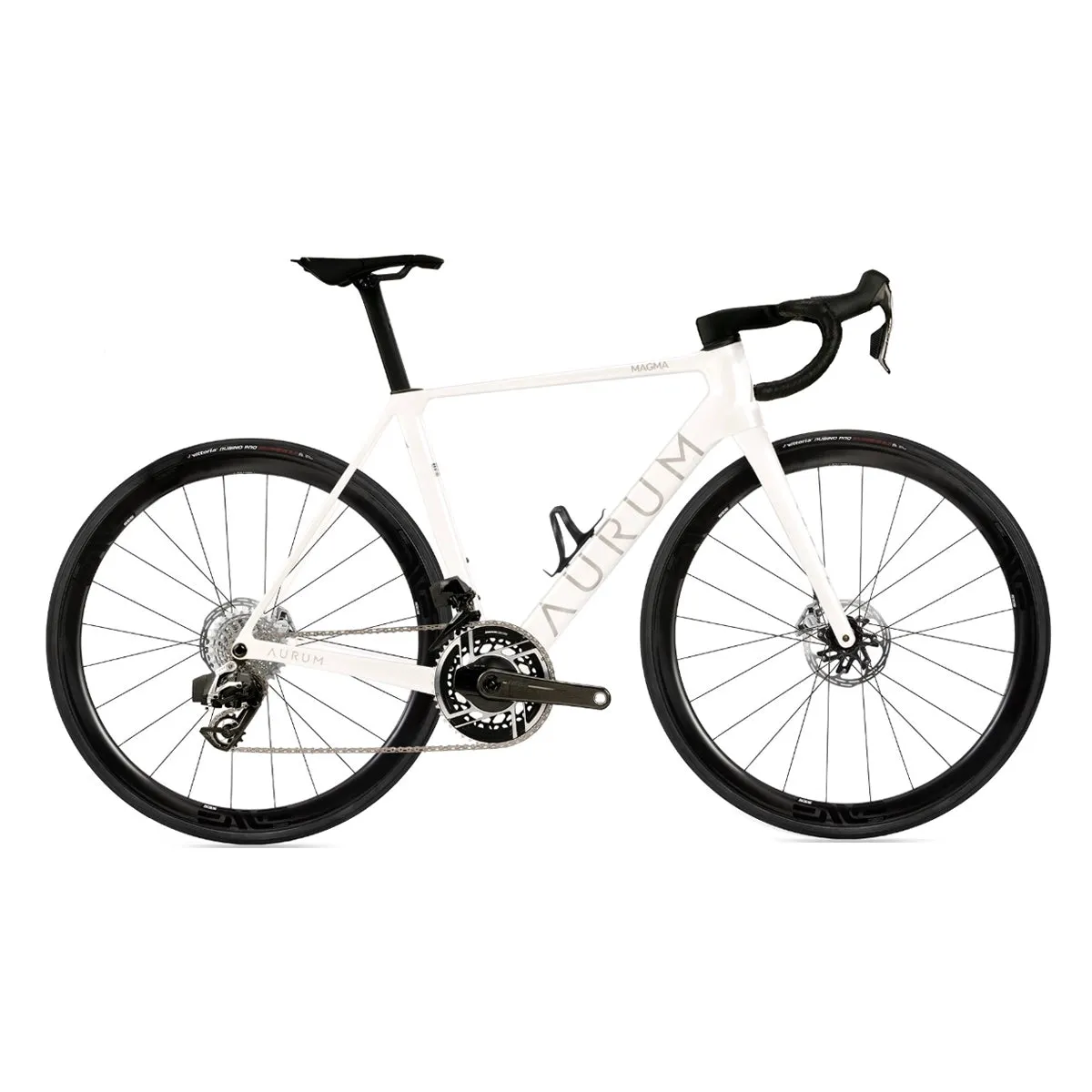 Aurum MAGMA V2 2024 Sram Red AXS E1 Complete Bike Road, Arctic weiß