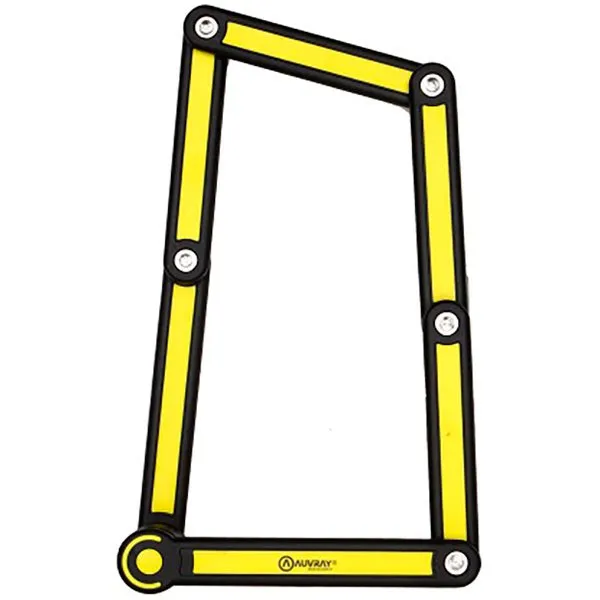 AUVRAY City Faltschloss, Black / yellow, 85cm AUVRAY City Faltschloss, Black / yellow, 85cm