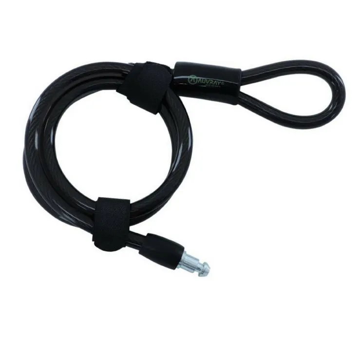 AUVRAY Kabelschloss Mega Lock Long. 100 Ø10 Unisex, schwarz, 100cm x 10mm