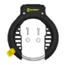 AUVRAY Mega Fahrradschloss Für Den Rahmen, Black / yellow, One Size