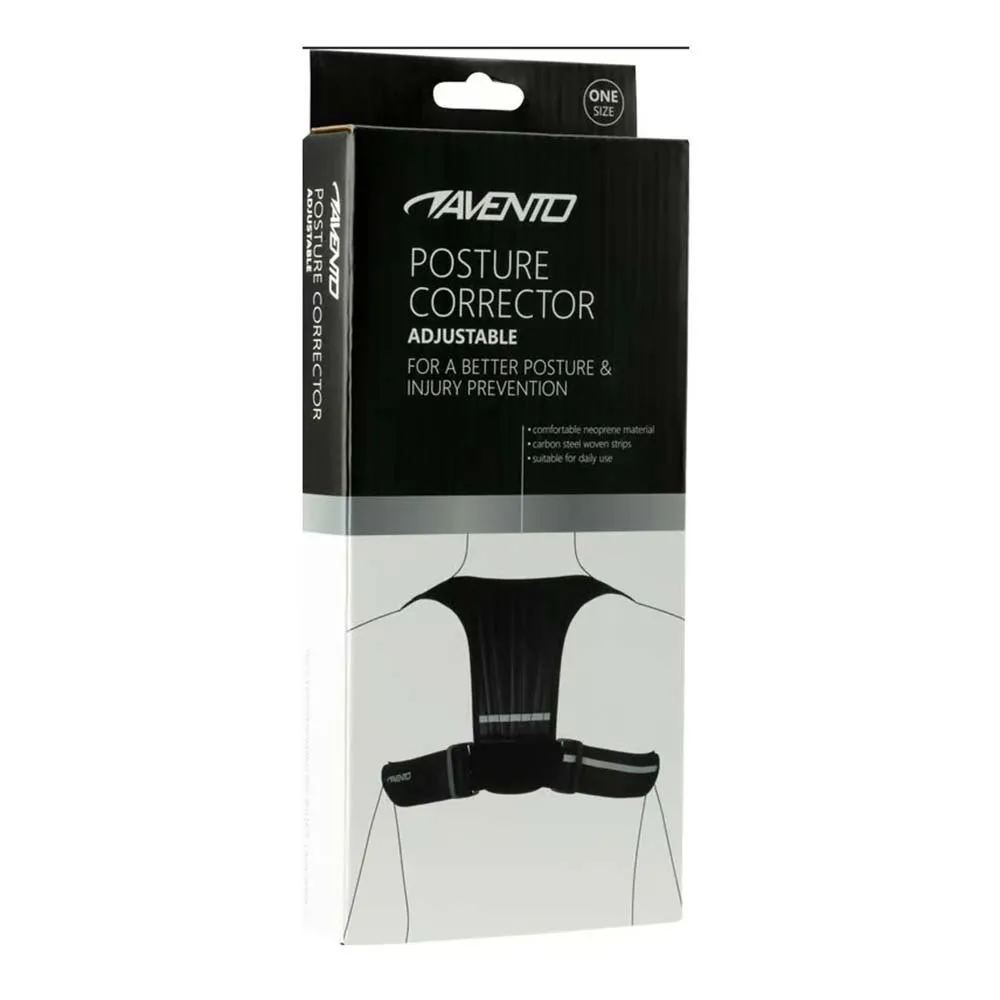 Avento Haltungskorrektor, Black / silver grey, One Size Avento Haltungskorrektor, Black / silver grey, One Size