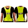Avento Led Reflektierende Laufweste unisex, Fluorescent yellow, One Size