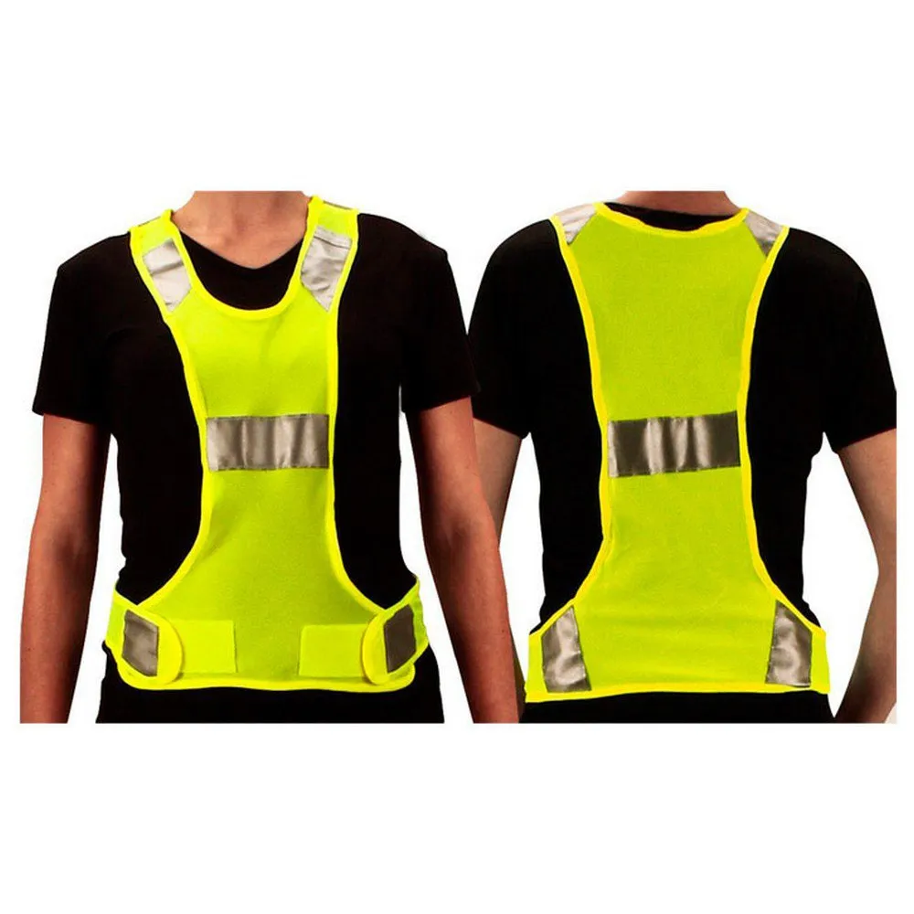 Avento Led Reflektierende Laufweste unisex, Fluorescent yellow, One Size Avento Led Reflektierende Laufweste unisex, Fluorescent yellow, One Size
