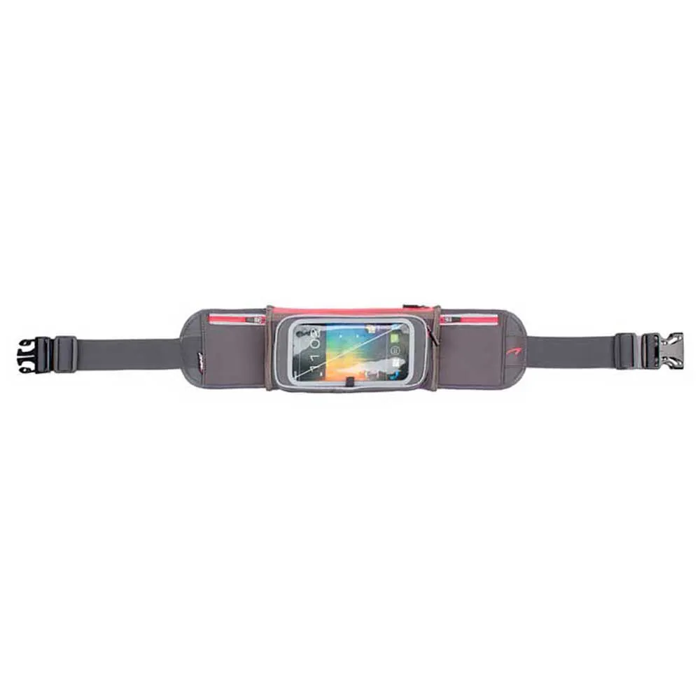 Avento Sportgürtel Mit Flip-up-hülle Für Smartphones unisex, Grey / pink / silver, One Size Avento Sportgürtel Mit Flip-up-hülle Für Smartphones unisex, Grey / pink / silver, One Size
