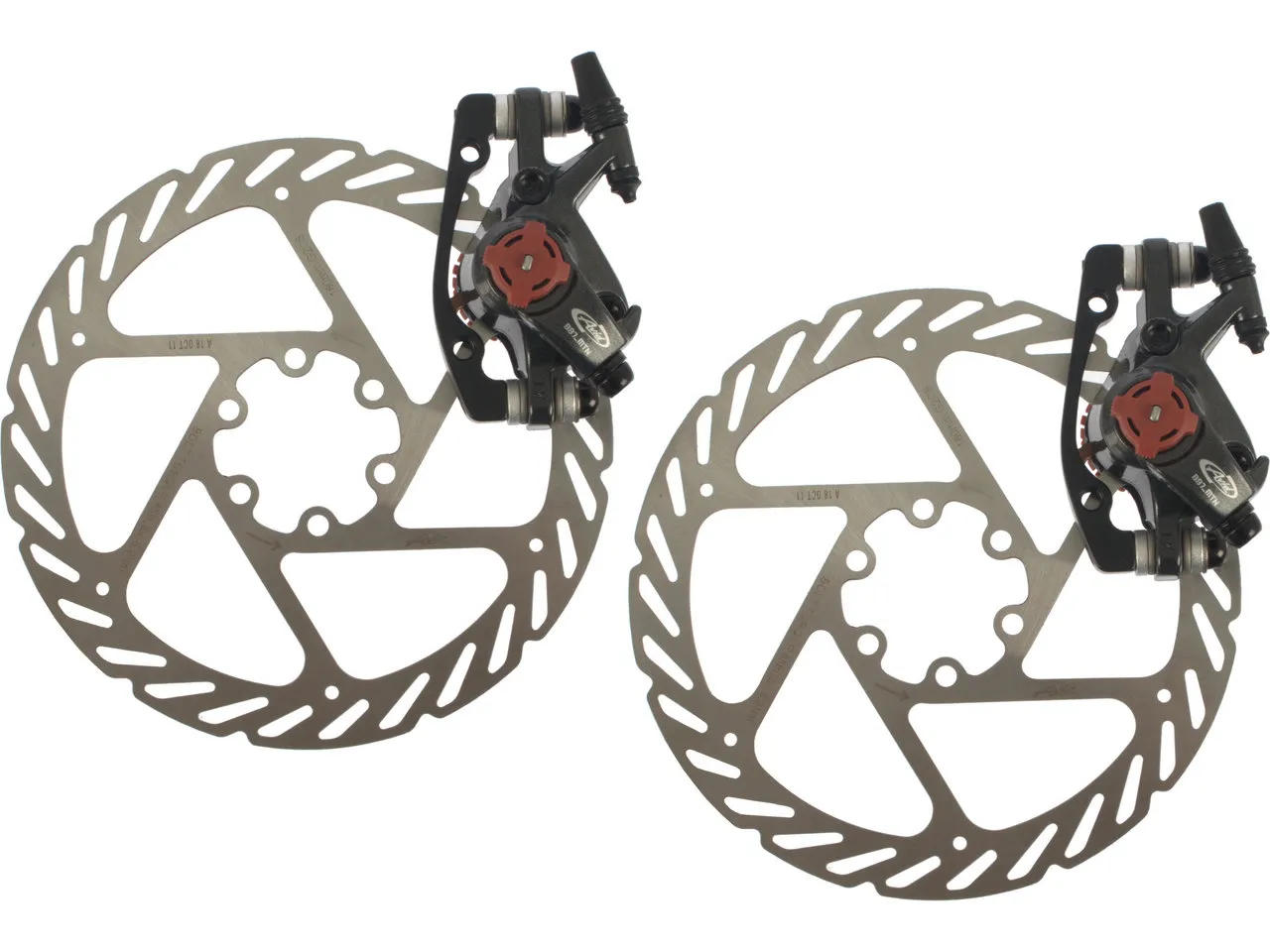 Avid BB7 MTB v+h Set Scheibenbremse mit Bremsscheibe, Satz VR PM 160mm + HR IS 160mm Avid BB7 MTB v+h Set Scheibenbremse mit Bremsscheibe, Satz VR PM 160mm + HR IS 160mm