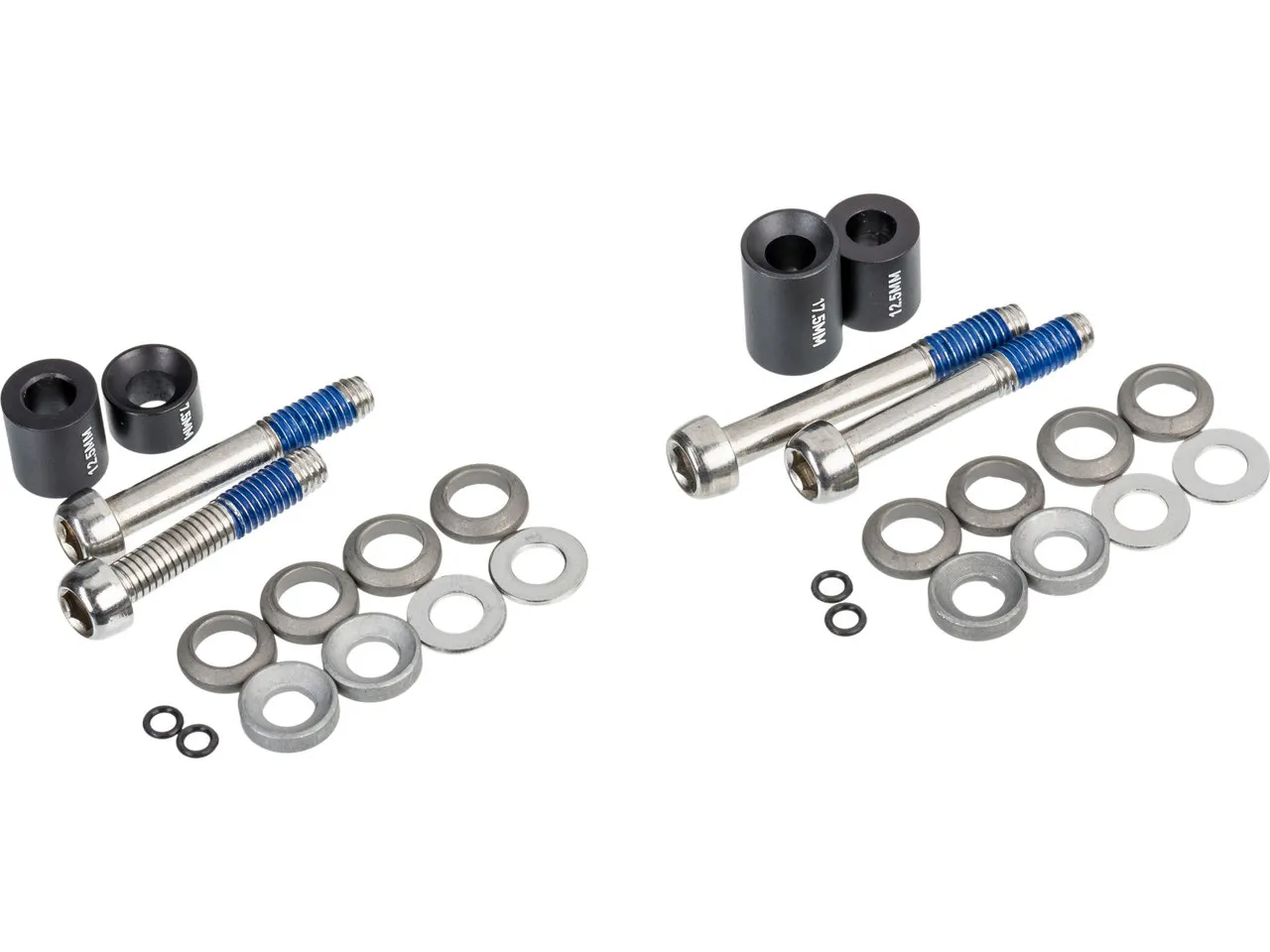 Avid Edelstahl Scheibenbremsadapter +20S Spacer Set für PM auf PM, Silver, 160-180mm Avid Edelstahl Scheibenbremsadapter +20S Spacer Set für PM auf PM, Silver, 160-180mm