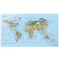 Awesome Maps Surftrip Best Surf Beaches Of The World Original Colored Edition Karte Awesome Maps Surftrip Best Surf Beaches Of The World Original Colored Edition Karte