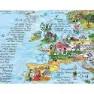 Awesome Maps Surftrip Best Surf Beaches Of The World Original Colored Edition Karte, One size