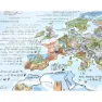 Awesome Maps Wanderkarte Die Besten Wanderwege Der Welt, One size