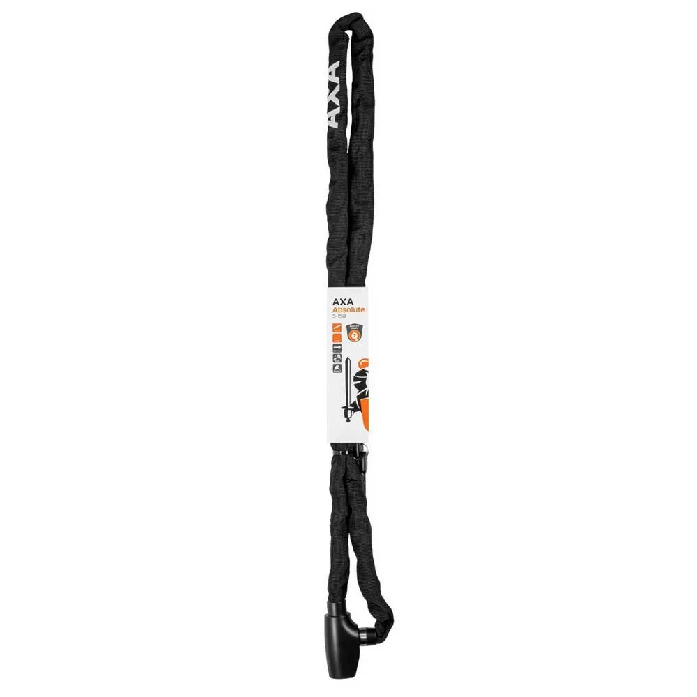 Axa Absolute Kettenschloss, Black, 5 x 1500mm Axa Absolute Kettenschloss, Black, 5 x 1500mm