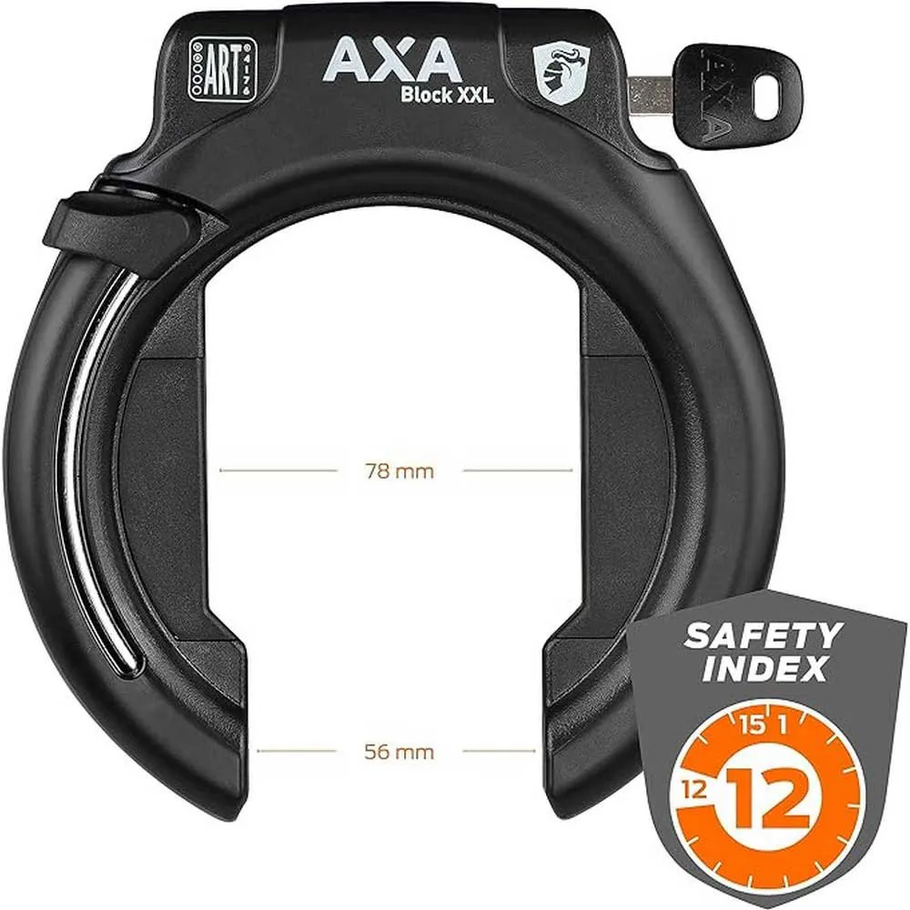 Axa Block XXL Retractable Rahmenschloss Axa Block XXL Retractable Rahmenschloss