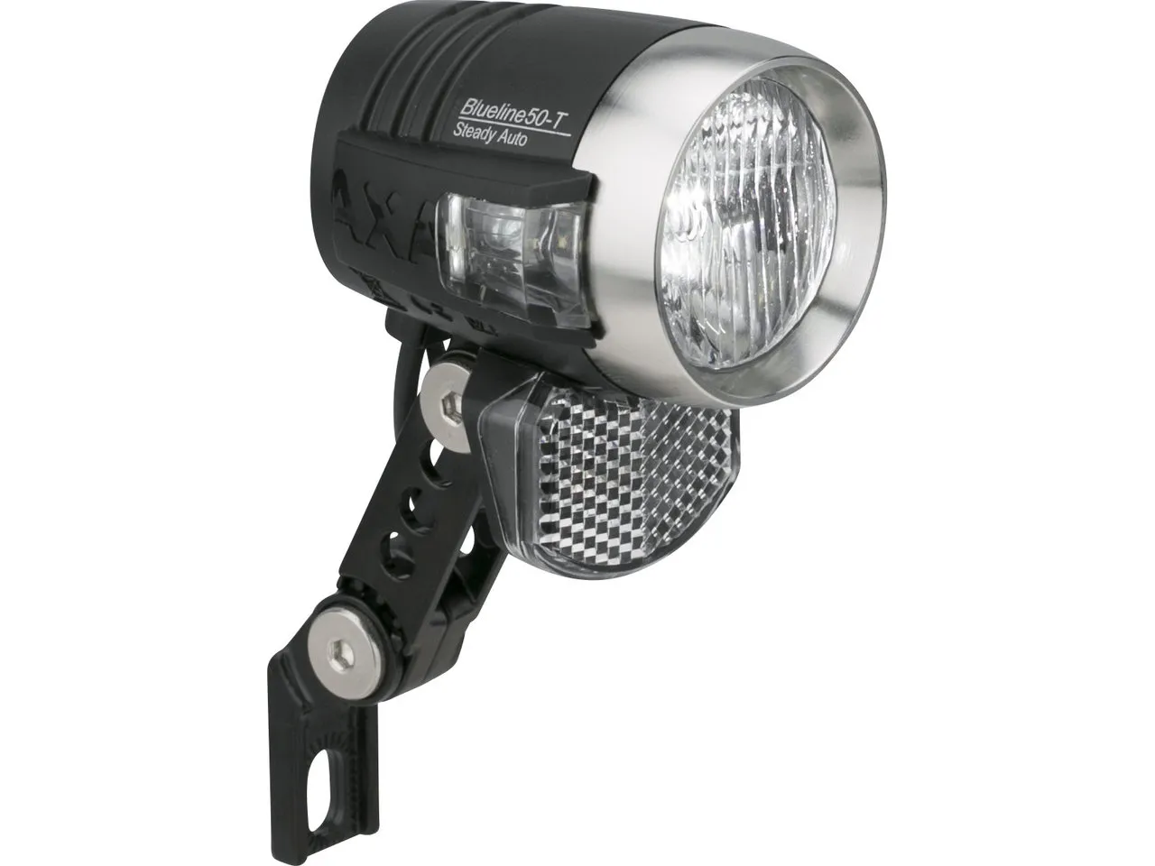 Axa Blueline 50-T Steady Auto LED Frontlicht mit StVZO-Zulassung, Schwarz, one_size
