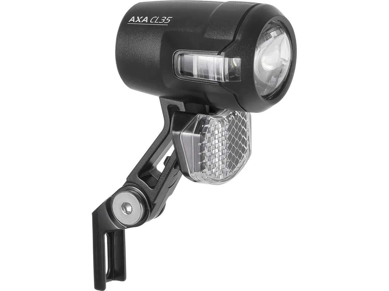 Axa Compactline 35 E-Bike Frontlicht mit StVZO-Zulassung, Schwarz, 35 Lux Axa Compactline 35 E-Bike Frontlicht mit StVZO-Zulassung, Schwarz, 35 Lux