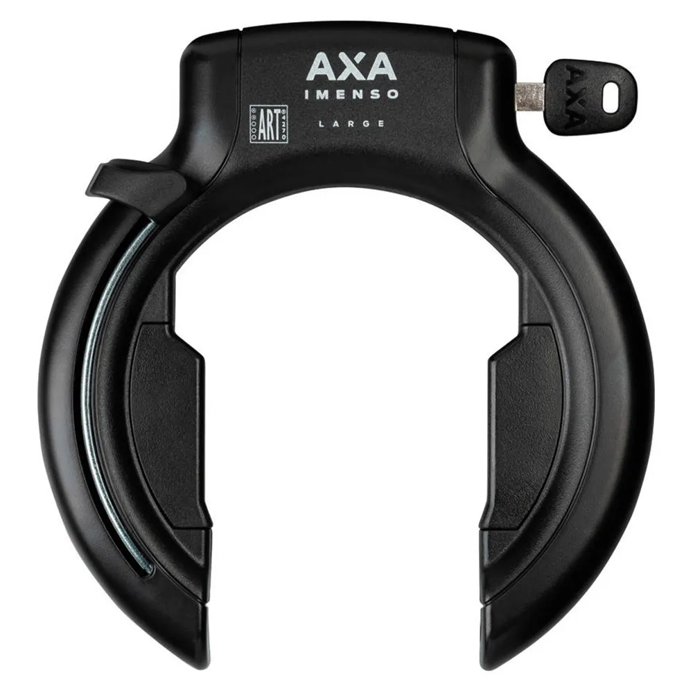 Axa Imenso Large Az Fahrradschloss Für Den Rahmen, Black, One Size