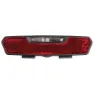 Axa Juno B 80 Mm Rücklicht, Red, One Size