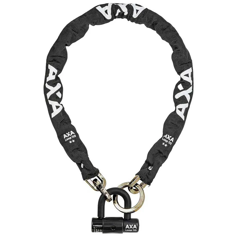 Axa Loop Kettenschloss, Black, 9.5 x 1100mm Axa Loop Kettenschloss, Black, 9.5 x 1100mm