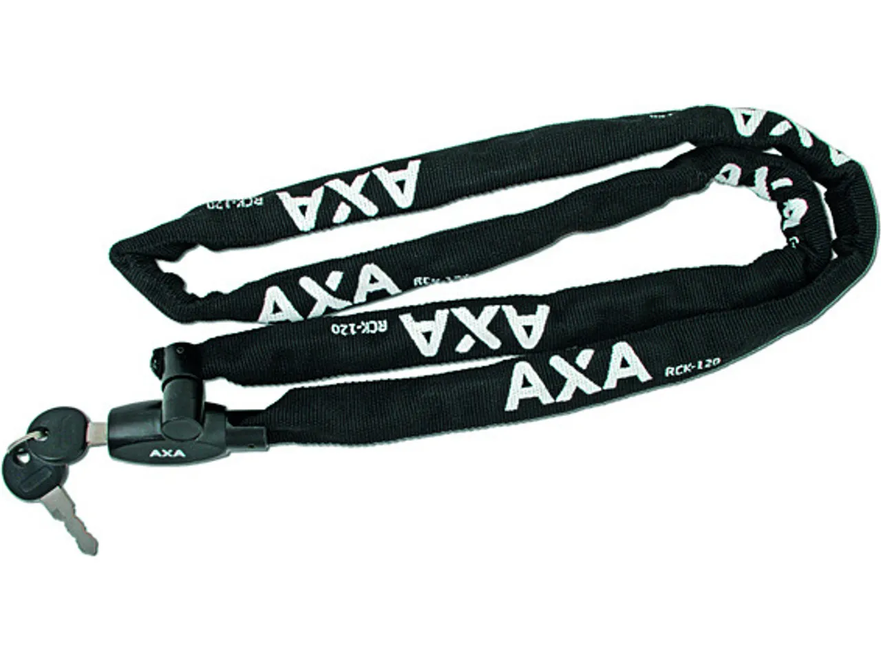 Axa Rigid RCK Kettenschloss, Schwarz, 120cm Axa Rigid RCK Kettenschloss, Schwarz, 120cm