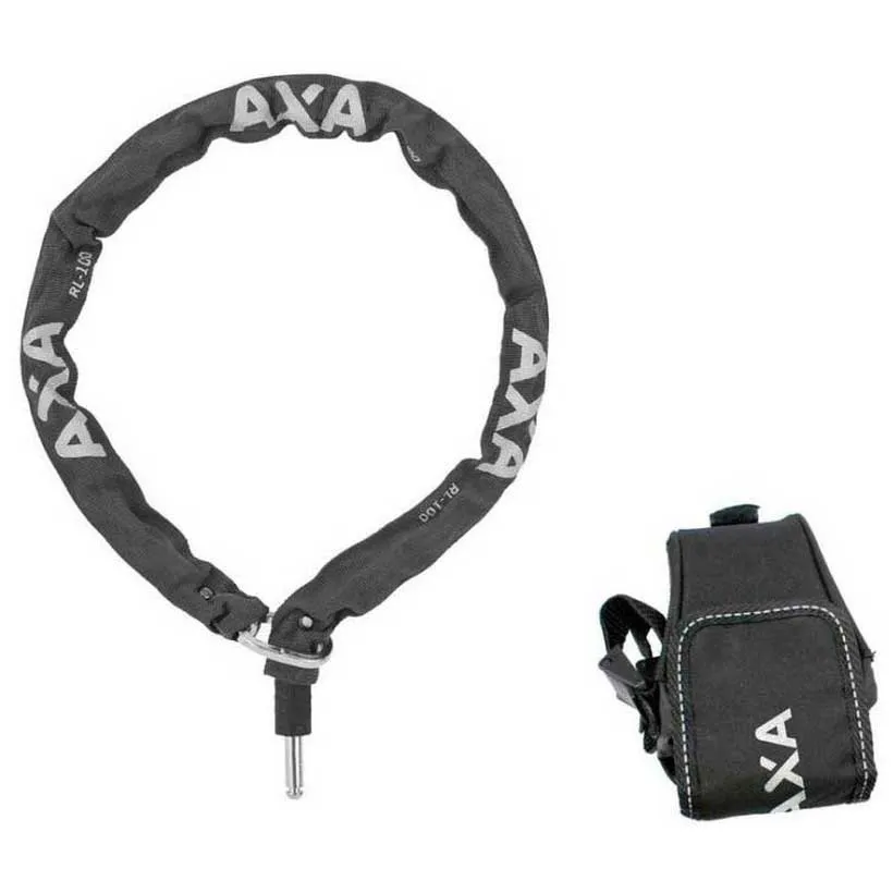 Axa Rlc 5.5 Mm Neoprene Cover Kettenschloss, Black, 100cm Axa Rlc 5.5 Mm Neoprene Cover Kettenschloss, Black, 100cm