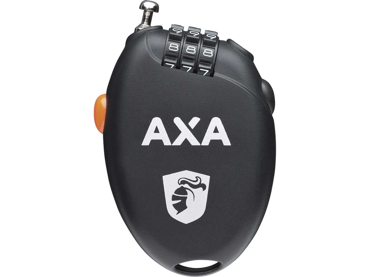 Axa Roll Zahlenkabelschloss, Schwarz, 75cm Axa Roll Zahlenkabelschloss, Schwarz, 75cm