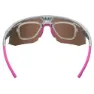 AZR Arrow Rx Sonnenbrille, Crystal grey, Hydrophobic Red/CAT3