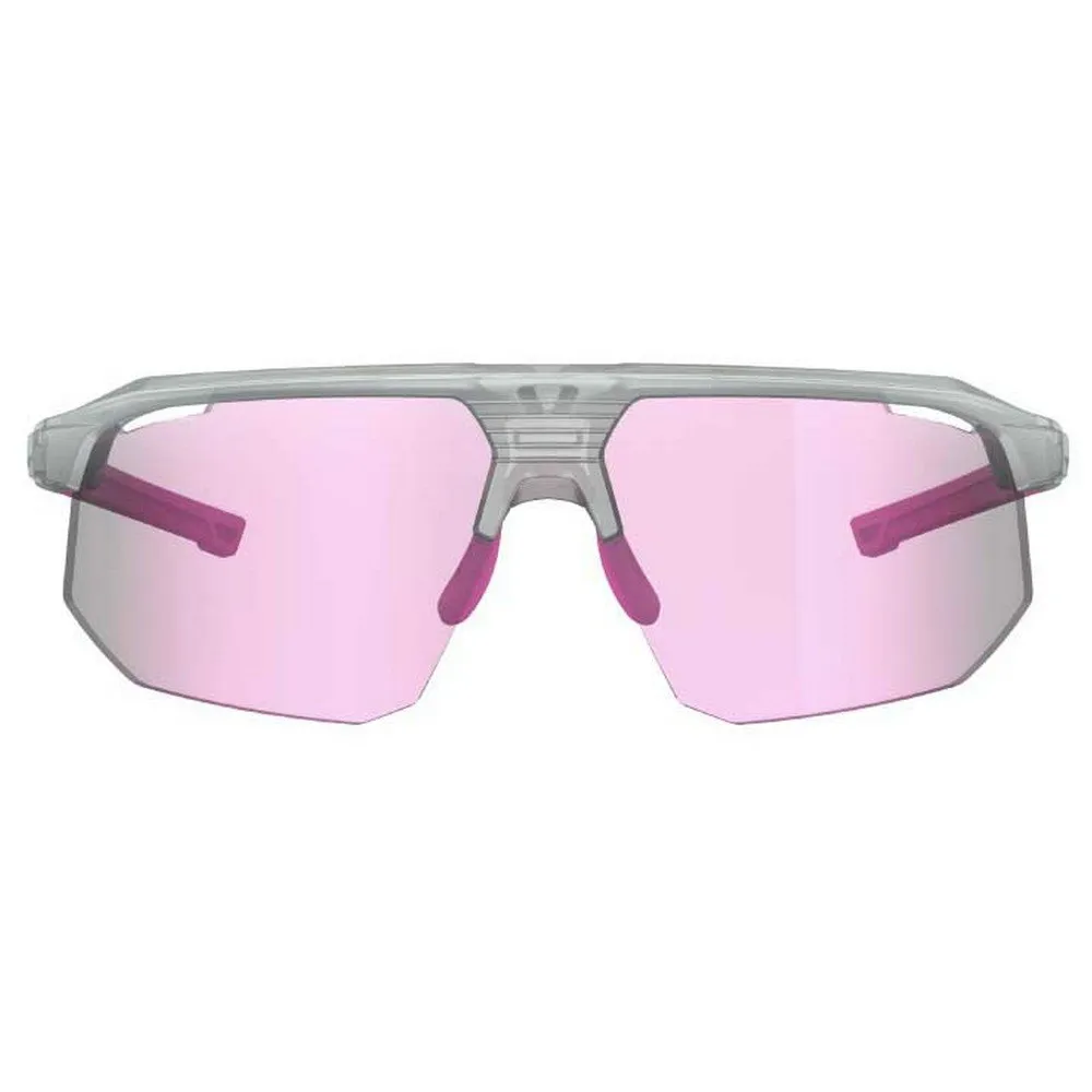 AZR Kromic Arrow Rx Photochrome Sonnenbrille, Crystal grey, Irise Pink Mirror/CAT1-3 AZR Kromic Arrow Rx Photochrome Sonnenbrille, Crystal grey, Irise Pink Mirror/CAT1-3