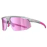 AZR Kromic Arrow Rx Photochrome Sonnenbrille, Crystal grey, Irise Pink Mirror/CAT1-3
