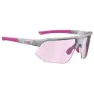 AZR Kromic Arrow Rx Photochrome Sonnenbrille, Crystal grey, Irise Pink Mirror/CAT1-3