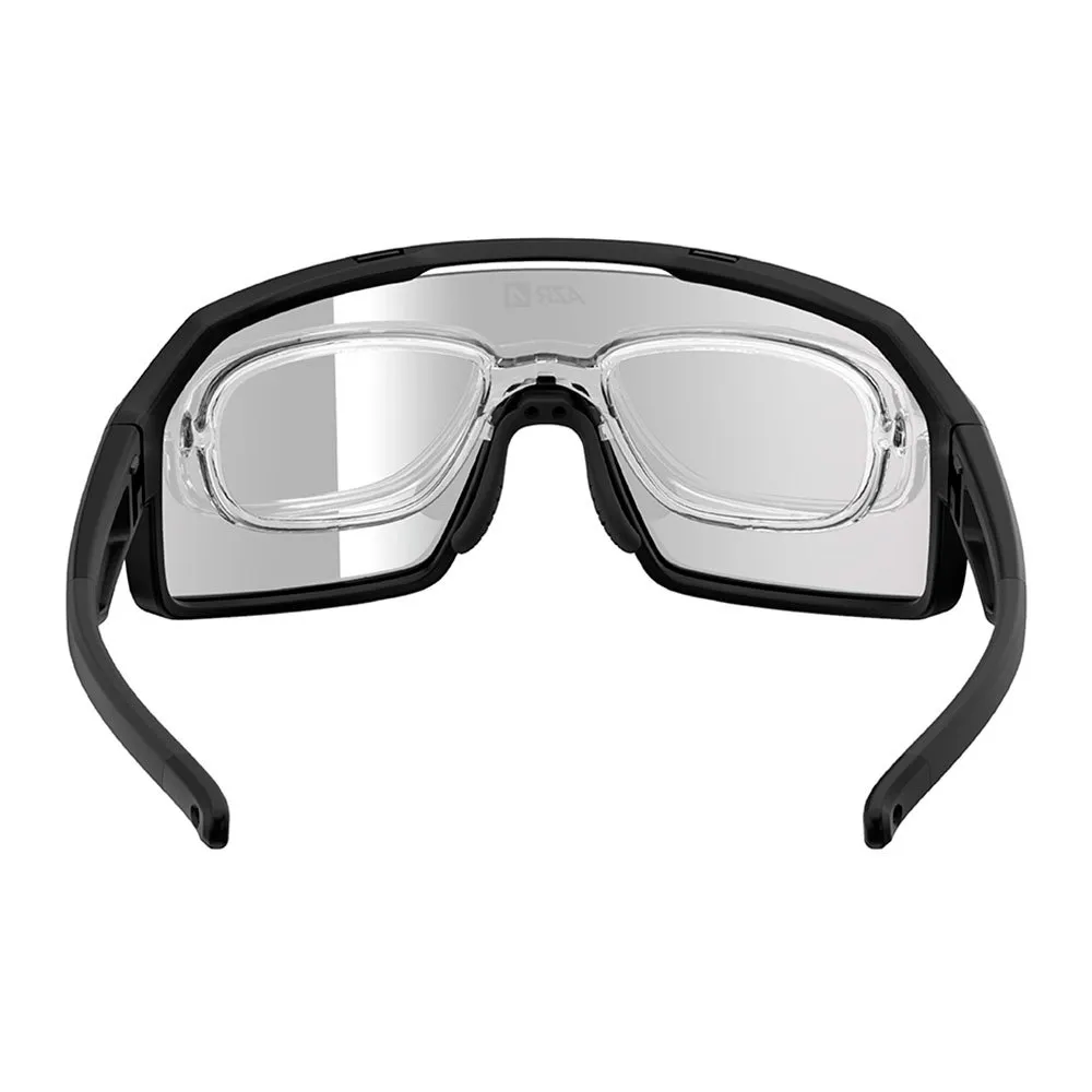 AZR Kromic Pro Sky Rx Photochrome Sonnenbrille, Matte black, Photochromic Grey Mirror/CAT1-3 AZR Kromic Pro Sky Rx Photochrome Sonnenbrille, Matte black, Photochromic Grey Mirror/CAT1-3