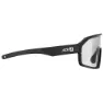 AZR Kromic Pro Sky Rx Photochrome Sonnenbrille, Matte black, Photochromic Grey Mirror/CAT1-3