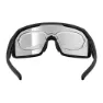 AZR Kromic Pro Sky Rx Photochrome Sonnenbrille, Matte black, Photochromic Grey Mirror/CAT1-3