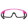 AZR Kromic Sprint Photochrome Sonnenbrille, Matte fuchsia / black, Photochromic Clear Mirror/CAT0-3