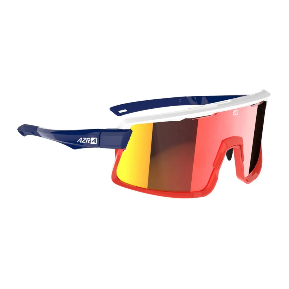 AZR Pro Road Rx Sonnenbrille, Bright france, Red Mirror/CAT3 AZR Pro Road Rx Sonnenbrille, Bright france, Red Mirror/CAT3