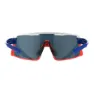 AZR Pro Road Rx Sonnenbrille, Bright france, Red Mirror/CAT3