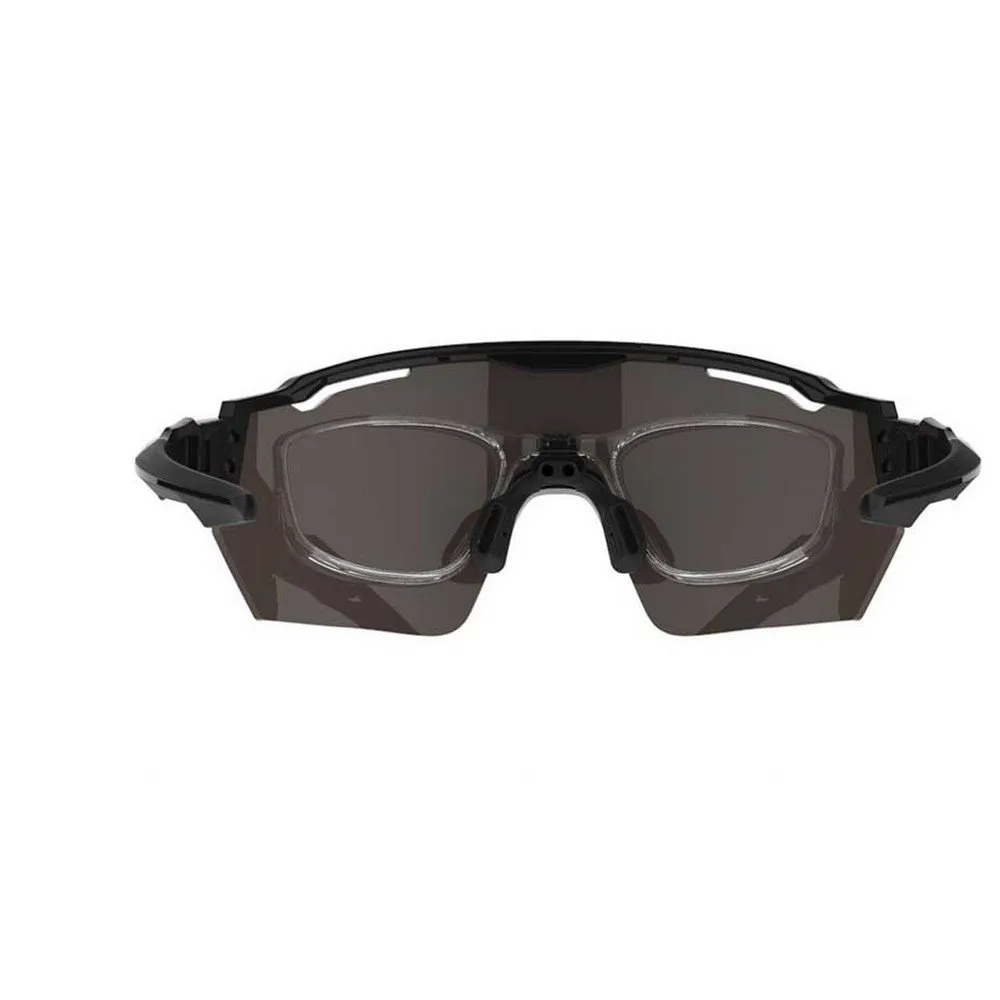 AZR Race Rx Sonnenbrille, Varnished black, Hydrophobic Pink/CAT3