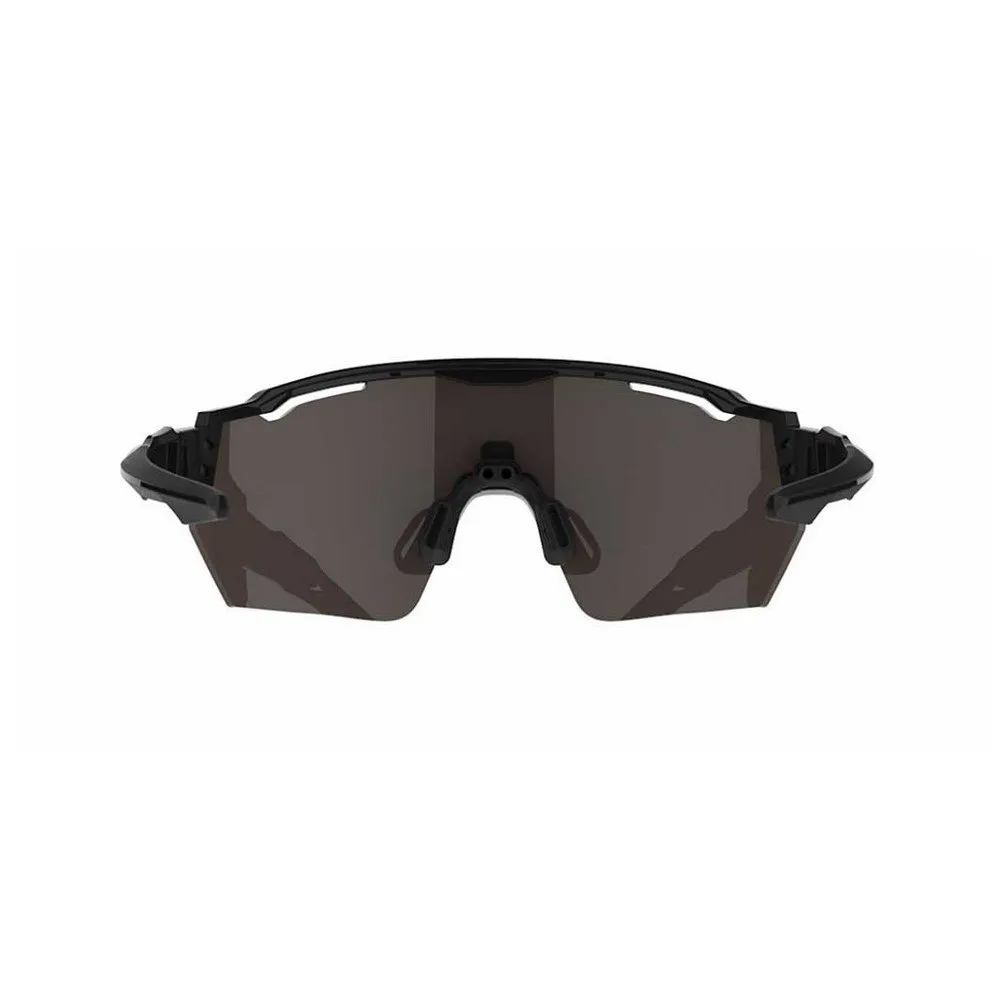 AZR Race Rx Sonnenbrille, Varnished black, Hydrophobic Pink/CAT3