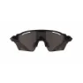 AZR Race Rx Sonnenbrille, Varnished black, Hydrophobic Pink/CAT3