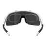 AZR Sky Rx Sonnenbrille, Matte white, Red Mirror/CAT3
