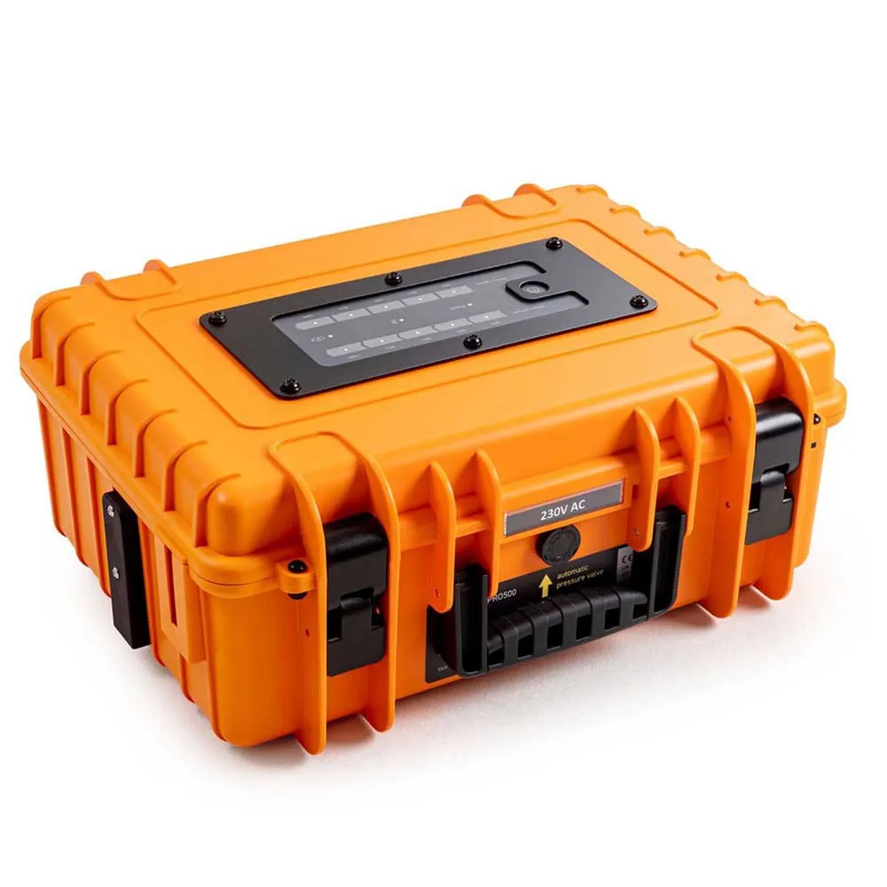 B&W Energy Case Pro500 500w Tragbare Ladestation, Orange, One Size B&W Energy Case Pro500 500w Tragbare Ladestation, Orange, One Size