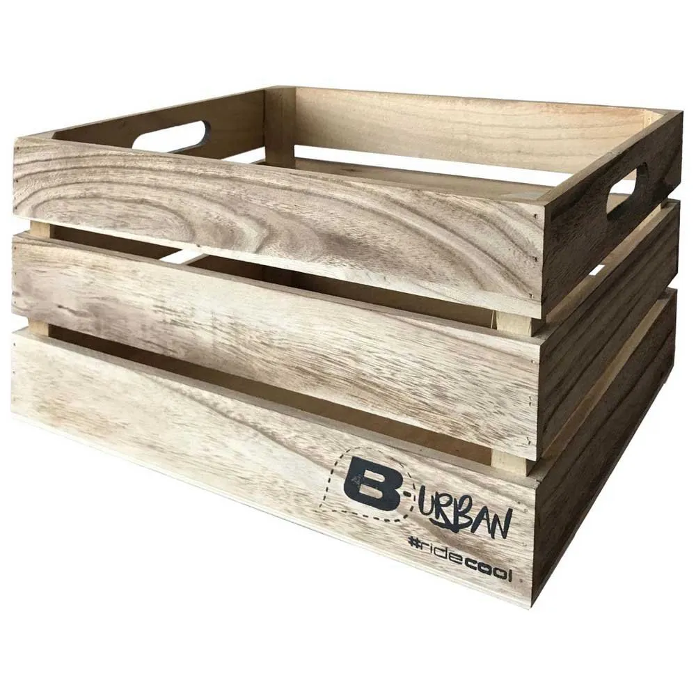 B-urban Willow Wood L Korb, Light brown, One Size B-urban Willow Wood L Korb, Light brown, One Size