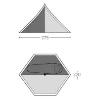 BACH Half Size Wickiup 3 Innenzelt BACH Half Size Wickiup 3 Innenzelt