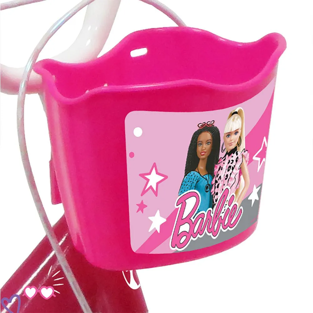 Barbie 14´´ Fahrrad, Pink / white, One Size Barbie 14´´ Fahrrad, Pink / white, One Size
