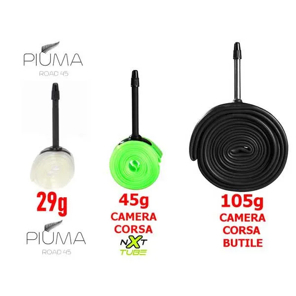 Barbieri Piuma Presta 45 Mm Fahrradschlauch Barbieri Piuma Presta 45 Mm Fahrradschlauch