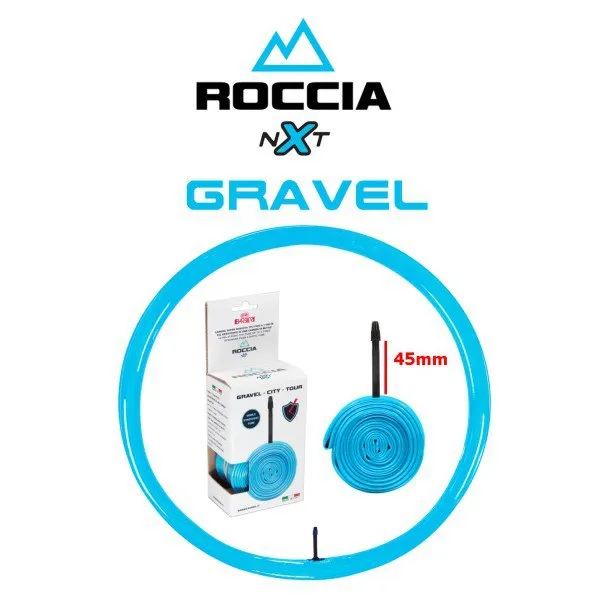 Barbieri Roccia Gravel Presta 45 Mm Fahrradschlauch, Blue, 700, 35-45 Barbieri Roccia Gravel Presta 45 Mm Fahrradschlauch, Blue, 700, 35-45