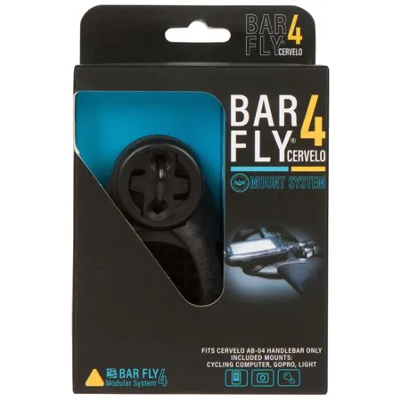 Barfly Bar Fly 4 Cervelo Fahrradcomputerhalterung, Black, One Size