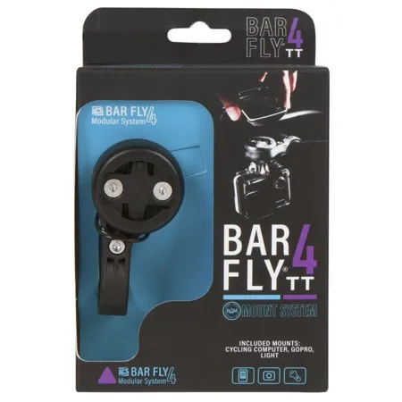 Barfly The Bar Fly 4 Tt Fahrradcomputerhalterung, Black, One Size Barfly The Bar Fly 4 Tt Fahrradcomputerhalterung, Black, One Size