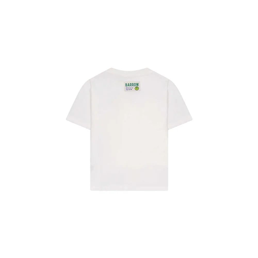 Barrow S5bkjuth034 Kurzarm-t-shirt, Off white, 8Y Barrow S5bkjuth034 Kurzarm-t-shirt, Off white, 8Y