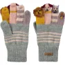 Barts Puppet Handschuhe, Heather grey, 4