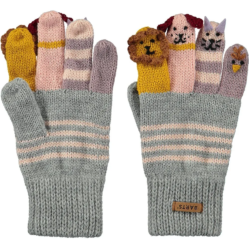 Barts Puppet Handschuhe, Heather grey, 4 Barts Puppet Handschuhe, Heather grey, 4
