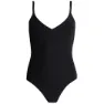 Barts Solid V Neck Badeanzug female, Black