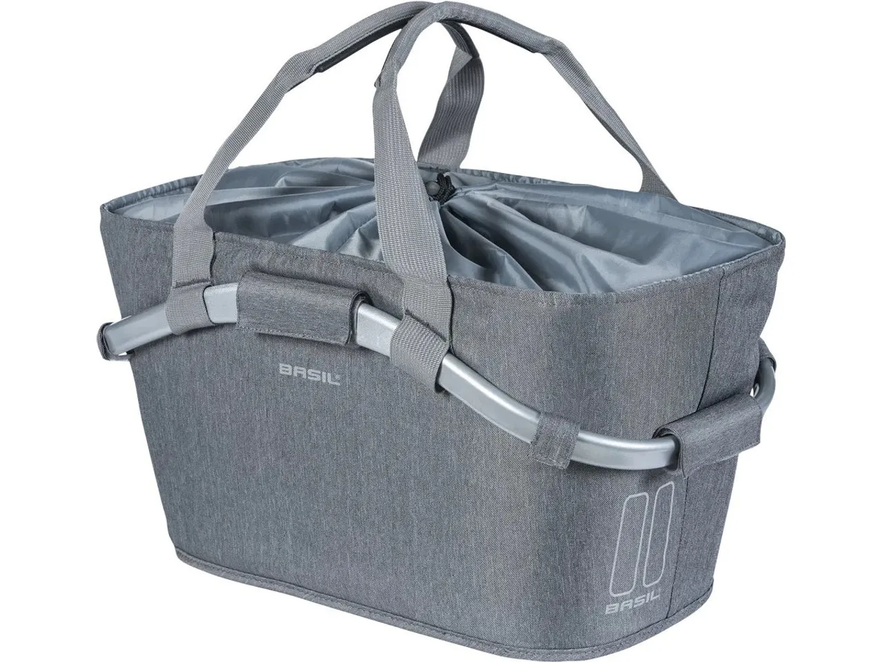 Basil 2Day Carry All MIK Fahrradkorb, Grey melee, One Size